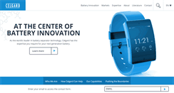 Desktop Screenshot of celgard.com